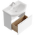 Тумба подвесная с раковиной Aqwella Rodos 65 см ROD01061, белый - фото 2
