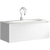 Тумба подвесная с раковиной Clarberg Elegance 100 см EL0110, белый - фото 