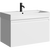 Тумба подвесная с раковиной Aqwella Pure 80 см PUR0108WM, белый, Цвет фасада: белый - фото 
