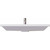Тумба подвесная с раковиной Mirsant Grand 100 см (раковина Style 100), белый глянцевый - фото 10