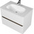 Тумба подвесная с раковиной Mirsant Savag 80 см (раковина Astra 80), белый матовый - фото 
