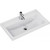 Тумба подвесная с раковиной Mirsant Viva 80 см (раковина Conte 80), белый глянцевый - фото 4