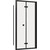 Душевое ограждение CeruttiSpa 90х90 см BELLA ZQD91B, чёрный/прозрачное - фото 2