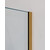 Душевое ограждение Cezares 90x100 см SLIDER-AH-2-90/100-100/110-C-BORO, брашированное золото/прозрачное - фото 5