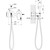 Набор для гигиенического душа Aquatek Лира AQ1420CR (со скрытой частью) - фото 5