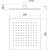 Верхний душ Aquatek 250x250 мм AQ2076CR - фото 7