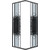 Душевое ограждение Niagara Eco 80x80 см NG-1008-14QBLACK, чёрный матовый/мозаика - фото 3