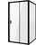 Душевое ограждение Niagara Nova 110x100 см NG-82-11AB-A100B, чёрный/прозрачное - фото 2