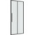 Душевая дверь Niagara Nova 100 см NG-34-10AGR, графит матовый/прозрачное - фото 2