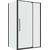 Душевое ограждение Niagara Nova 120x90 см NG-35-12AGR-A90GR-34, графит матовый/прозрачное - фото 2