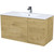 Тумба подвесная с раковиной Iddis Bild 100 см BIL10V0i95K, дуб светлый - фото 2