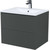 Тумба подвесная с раковиной Iddis Bild 60 см BIL60G0i95K, тёмно-серый - фото 2
