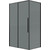 Душевое ограждение Grossman Galaxy 130x90 см 120.K33.01.1390.21.10, чёрный матовый/тонированное - фото 2