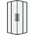 Душевое ограждение Grossman Cosmo 100x100 см 300.K33.02.1010.21.00, чёрный матовый/прозрачное - фото 3