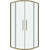 Душевое ограждение Grossman Cosmo 90x90 см 301.K33.02.9090.32.00, золото сатин/прозрачное - фото 3
