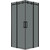 Душевое ограждение Grossman Classic 90x90 см 300.K33.04.9090.21.10, чёрный матовый/тонированное - фото 3