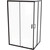 Душевое ограждение Taliente 120x90 см TA-09120-1CB, чёрный/прозрачное - фото 2
