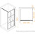 Душевая перегородка RGW WA-111B 90x195 см 411011109-84 (стекло 8 мм) с кронштейном в комплекте, черный/прозрачное - фото 9