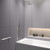 Шторка для ванны RGW SC-109 80 см 411110908-11, хром/прозрачное - фото 2