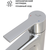 Смеситель для раковины высокий RGW SP-311 511405311-01 - фото 5