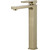 Смеситель для раковины высокий Gappo G17-3 G1017-32, золото сатин - фото 