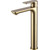 Смеситель для раковины высокий Gappo G48-3 G1048-32, золото сатин, Цвет производителя: золото сатин - фото 