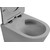 Унитаз подвесной безободковый Abber Bequem AC1102TMG с крышкой микролифт, серый матовый (система смыва Торнадо), Цвет производителя: серый - фото 5