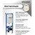 Инсталляция с подвесным унитазом комплект: Grossman Classic 900.K31.01.000 с подвесным безободковым унитазом GR-4440BMS сиденье микролифт, крепление, кнопка смыва 700.K31.04.10M.10M хром глянцевый - фото 8