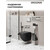 Инсталляция с подвесным унитазом комплект: Grossman Classic 900.K31.01.000 с подвесным безободковым унитазом GR-4455BMSQ сиденье микролифт, крепление, кнопка смыва 700.K31.04.12M.12M хром сатиновый - фото 5