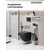 Инсталляция с подвесным унитазом комплект: Grossman Style 900.K31.01.000 с подвесным безободковым унитазом GR-4455BMSQ сиденье микролифт, крепление, кнопка смыва 700.K31.05.21M.21M чёрный матовый - фото 5