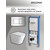 Инсталляция с подвесным унитазом комплект: Grossman Classic 900.K31.01.000 с подвесным безободковым унитазом GR-4479SQ сиденье микролифт, крепление, кнопка смыва 700.K31.04.10M.10M хром глянцевый - фото 18