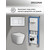 Инсталляция с подвесным унитазом комплект: Grossman Classic 900.K31.01.000 с подвесным безободковым унитазом GR-4478SQ сиденье микролифт, крепление, кнопка смыва 700.K31.04.01M.01M белый матовый - фото 18