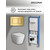 Инсталляция с подвесным унитазом комплект: Grossman Classic 900.K31.01.000 с подвесным безободковым унитазом GR-4478SQ сиденье микролифт, крепление, кнопка смыва 700.K31.04.30M.30M золото глянцевое - фото 18
