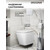 Инсталляция с подвесным унитазом комплект: Grossman Classic 900.K31.01.000 с подвесным безободковым унитазом GR-4479SQ сиденье микролифт, крепление, кнопка смыва 700.K31.04.01M.01M белый матовый - фото 5