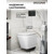 Инсталляция с подвесным унитазом комплект: Grossman Classic 900.K31.01.000 с подвесным безободковым унитазом GR-4479SQ сиденье микролифт, крепление, кнопка смыва 700.K31.04.21M.21M чёрный матовый - фото 5
