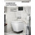 Инсталляция с подвесным унитазом комплект: Grossman Style 900.K31.01.000 с подвесным безободковым унитазом GR-4479SQ сиденье микролифт, крепление, кнопка смыва 700.K31.05.21M.21M чёрный матовый - фото 5