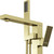 Смеситель для ванны напольный Grossman Falcon 530.K35.08.320, золото, Цвет производителя: золото - фото 5