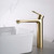 Смеситель для раковины высокий Aquatek Ника AQ1804BG, золото - фото 6