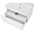 Тумба подвесная с раковиной AN Ненси 80 см, белый матовый - фото 5