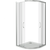 Душевое ограждение Bas Latte R-80-C-WE 80х80 см, алюминий/прозрачное - фото 3