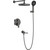 Душевая система для ванны Belz B80713-3, оружейная сталь - фото 
