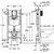 Инсталляция для подвесного унитаза Grohe Solido 38971000T (кнопка смыва белая 38966SH0T) - фото, картинка 3 Инсталляция для подвесного унитаза Grohe Solido 38971000T (кнопка смыва белая 38966SH0T) - фото 3