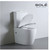 Унитаз-компакт безободковый Sole Porto Turbo с тонкой крышкой микролифт (система смыва Торнадо) - фото 3