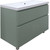 Тумба напольная с раковиной Azario Viola 100/2H 100 см CS00097145, фисташковый - фото 