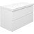 Тумба подвесная с раковиной Azario Viola 100/2H 100 см CS00097149, белый матовый - фото 