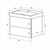 Тумба напольная с раковиной Стиль Kantri 60/2H 60 см CS00097250 - фото 8