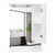Зеркало-шкаф Azario Эстима 60 см R CS00094631, белый - фото 2
