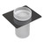 Стакан для зубных щеток Boheme Space 10966-SGM-TUM, цвет графит глянцевый - фото 