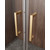 Душевая дверь Cezares 170 см MOLVENO-BF-2-170-C-BORO-IV, брашированное золото/прозрачное - фото 3