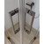 Душевое ограждение Cezares (80-90)x(90-100) SLIDER-AH-2-80/90-90/100-C-GM (стекло 8 мм) оружейная сталь/прозрачное - фото 4